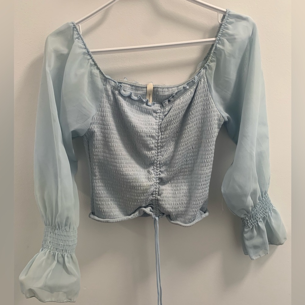 Chocolate USA Longsleeve Crop from Envy